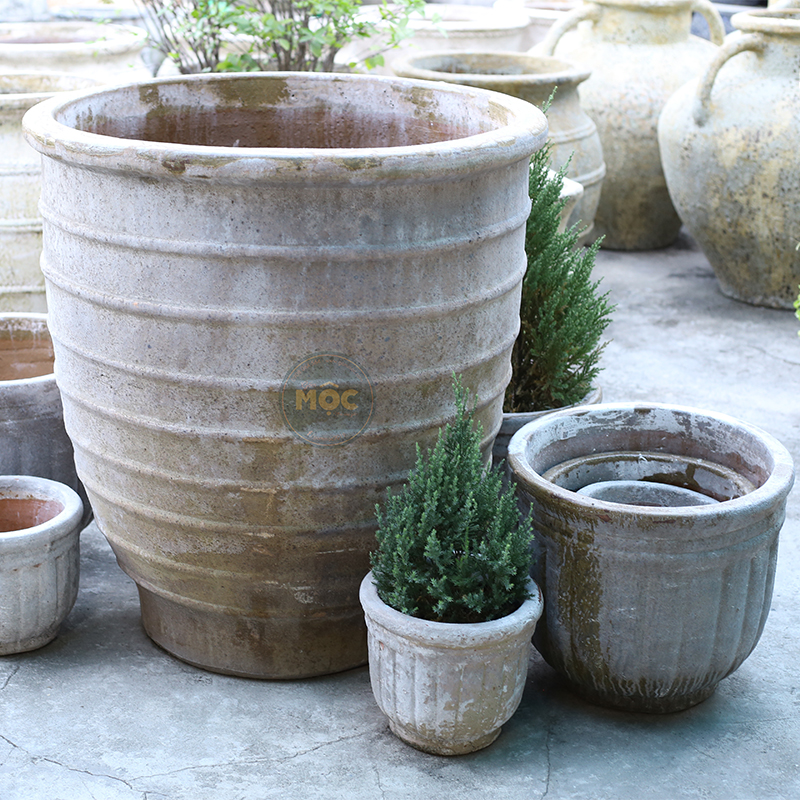 4052 Men Mỹ Thuật Chậu Bí Cao 25x25x23